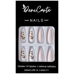 Deni Carte Tipsy - False Nails, Set Of 24 Pieces