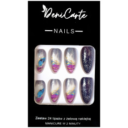 Deni Carte Tipsy - False Nails, Set Of 24 Pieces
