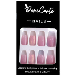 Deni Carte Tipsy Square - Set Of False Nails