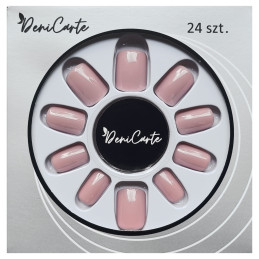 DeniCarte Square - Short Pre-made Nail Tips, Various Colours