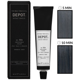 Depot NO. 506 Invisible Color - Ammonia-free Hair and Beard Colouring Cream 60ml
