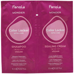 Fanola Wonder Color Locker Shampoo + Cream Set 2x15 ml