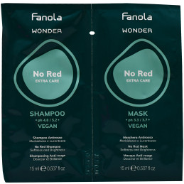 Fanola Wonder No Red Shampoo and Mask Set 2x15 ml