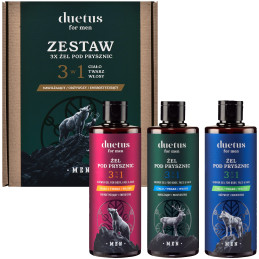 Duetus For Men Shower Set 3 x 300 ml