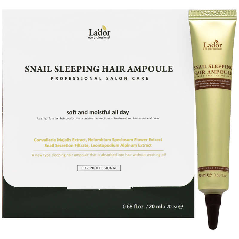 La'dor Snail Sleeping Hair Ampoule 20x5ml