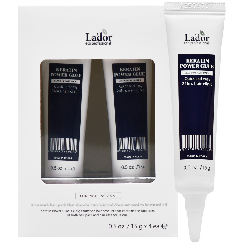 La'dor Keratin Power Glue Leave-In Treatment 4x15 g