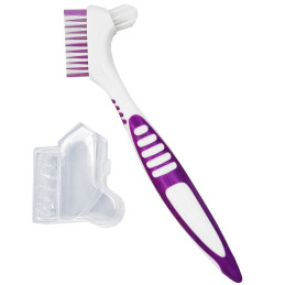 DeniCarte Denture brush with purple handle