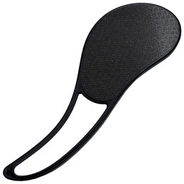 DeniCarte Black Teardrop-shaped handheld foot file