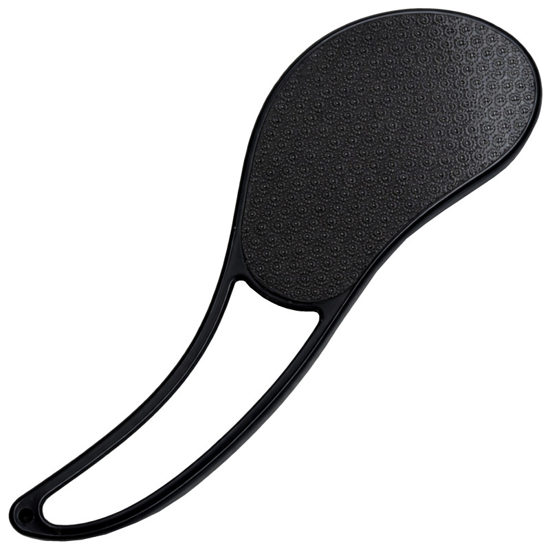 DeniCarte Black Teardrop-shaped handheld foot file