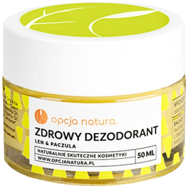 Opcja Natura Dezodorant Len & Paczula – Deodorant Linen & Patchouli 50 ml