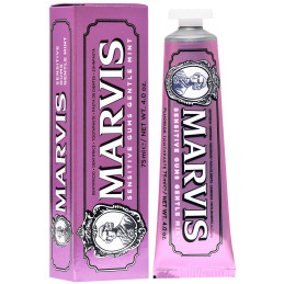 Marvis Sensitive Gums Gentle Mint - pasta do zębów, do wrażliwych dziąseł z kwasem hialuronowym, 75ml