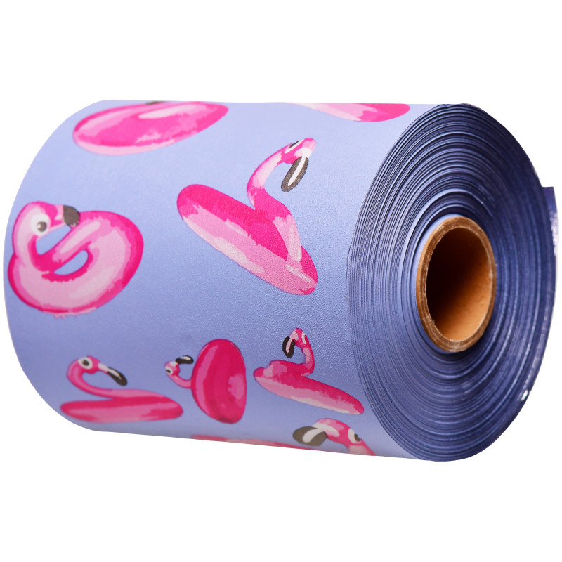 Embossed Aluminium Hair Foil Pink Flamingo 100 m
