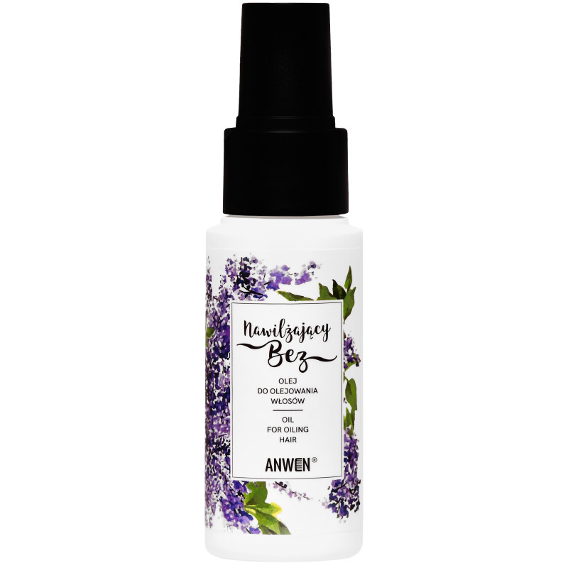Anwen Olej Nawilżający Bez – olej do pielęgnacji włosów, 50ml