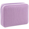 DeniCarte Mini Corduroy Cosmetic Bag Purple