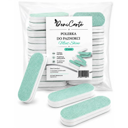 DeniCarte Nail Buffer Block Green 25 pcs
