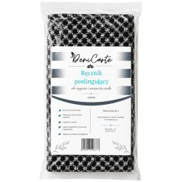 DeniCarte Exfoliating Body Towel Black