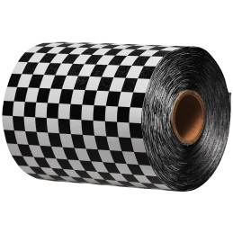 Embossed Aluminium Hair Foil Chequered 10 m