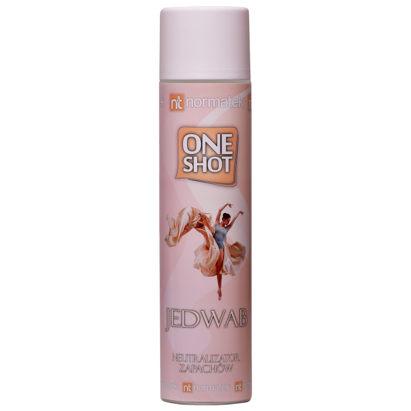 Normatek One Shot Jedwab - intensywny odświeżacz powietrza, 600ml