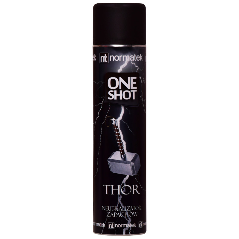 Normatek One Shot Thor - intensywny odświeżacz powietrza, 600ml