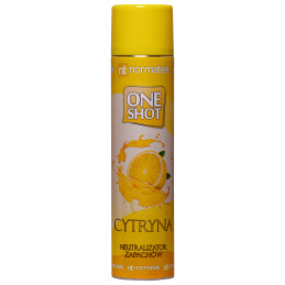 Normatek One Shot Cytryna - intensywny odświeżacz powietrza, 600ml