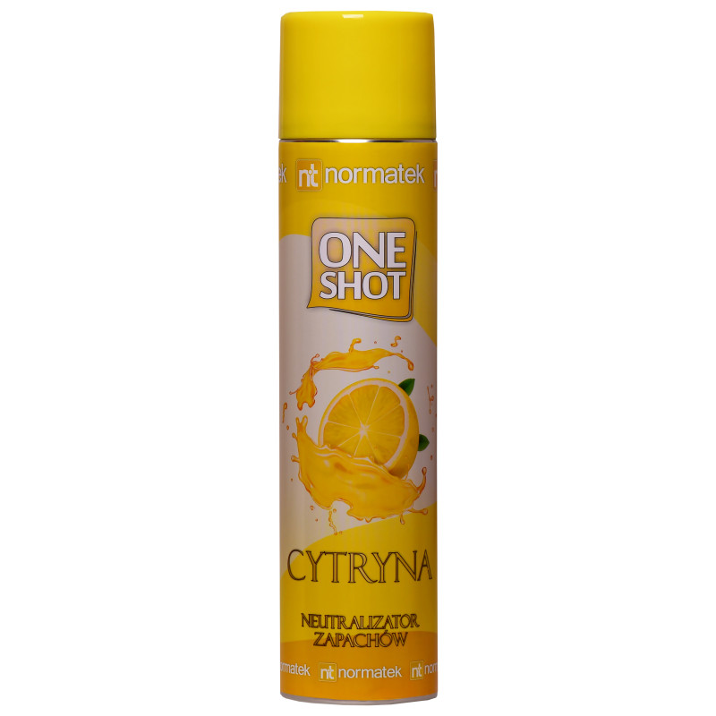 Normatek One Shot Cytryna - intensywny odświeżacz powietrza, 600ml