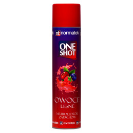 Normatek One Shot Owoce Leśne - intensywny odświeżacz powietrza, 600ml