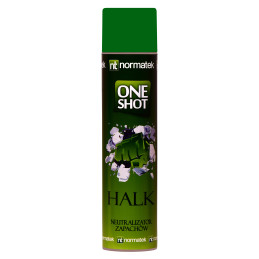 Normatek One Shot Halk – skoncentrowany odświeżacz powietrza i neutralizator zapachów w aerozolu, 600 ml
