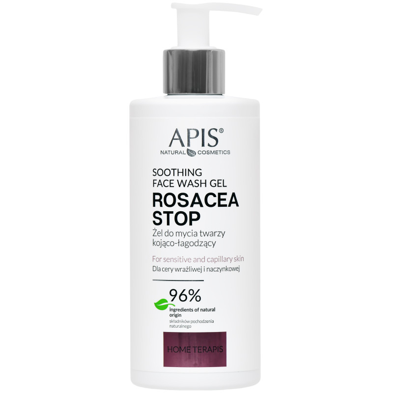 Apis Rosacea Stop - Soothing Facial Cleansing Gel for Sensitive Skin 300 ml