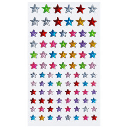 DeniCarte Colourful Star Zircon Face Gems
