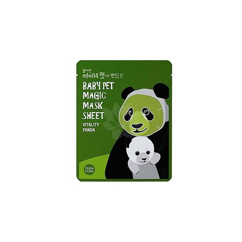 Holika Holika Baby Pet Magic Mask Sheet Vitality Panda 1szt, maseczka